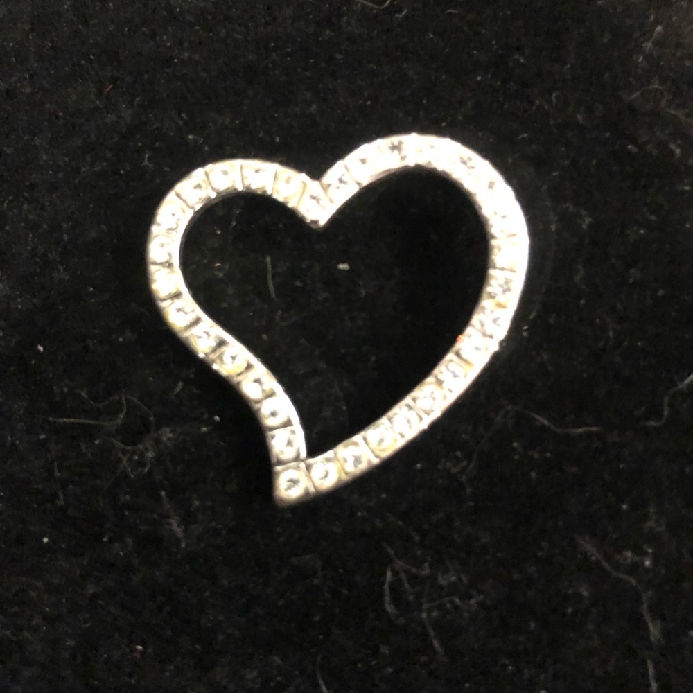 Heart charm for necklace